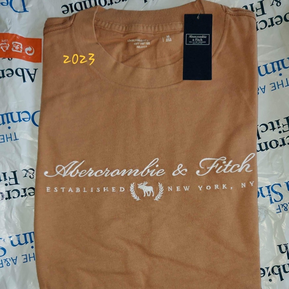Abercrombie and Fitch Logo Tee size XXL NWT - Picture 5 of 10